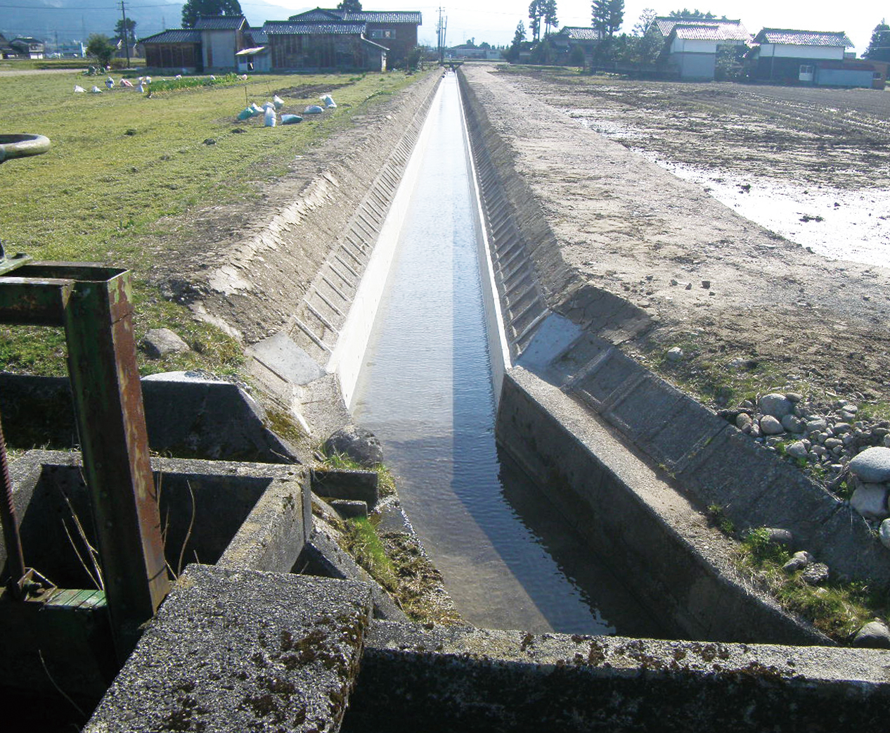 山野地区山野41号排水路改修工事02