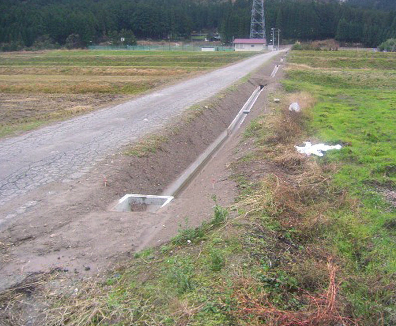 北川地区用水路改修工事